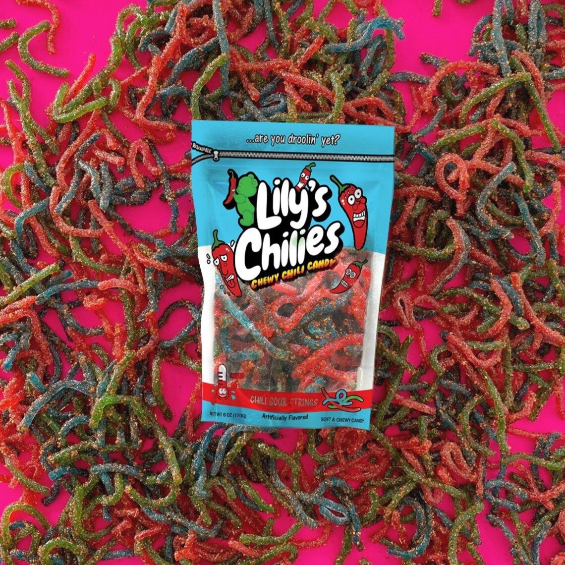 Sour Strings Chili Candy Etsy