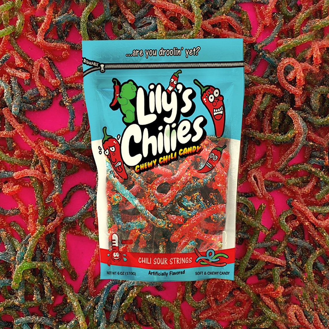 Sour Strings Chili Candy Etsy