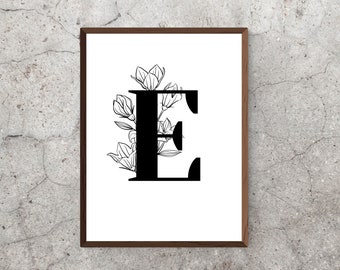 Letter E Printable - Etsy