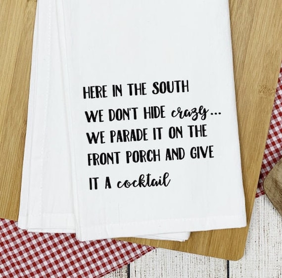 Kitchen Tea Towels With Funny Sayings for Tea Lovers 