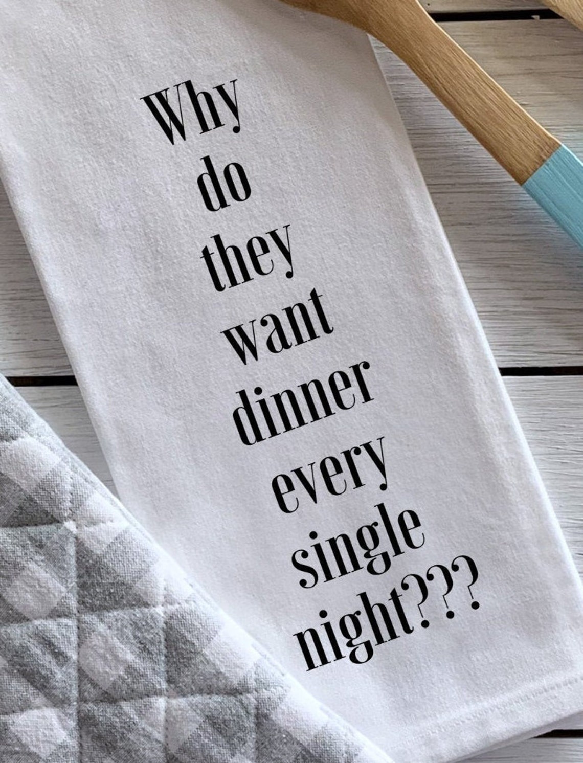 Homemade With Love/funny Tea Towel/snarky/kitchen Towel/towel Etsy