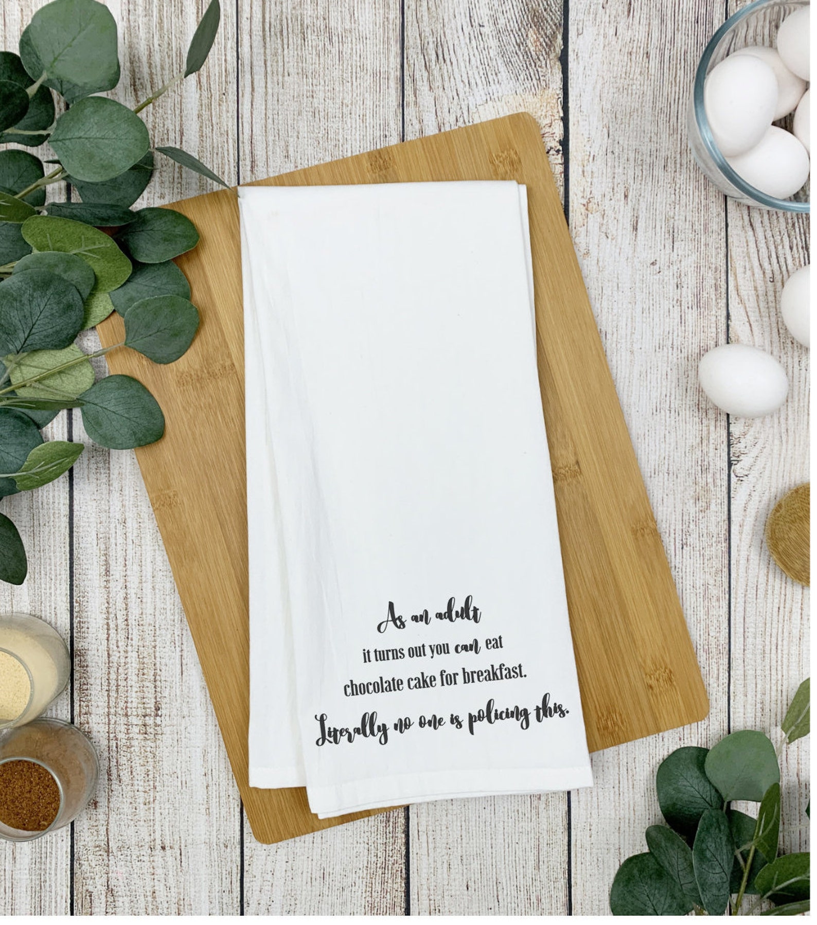 As an Adult/funny Tea Towel/snarky/kitchen Towel/farmhouse Tea Etsy