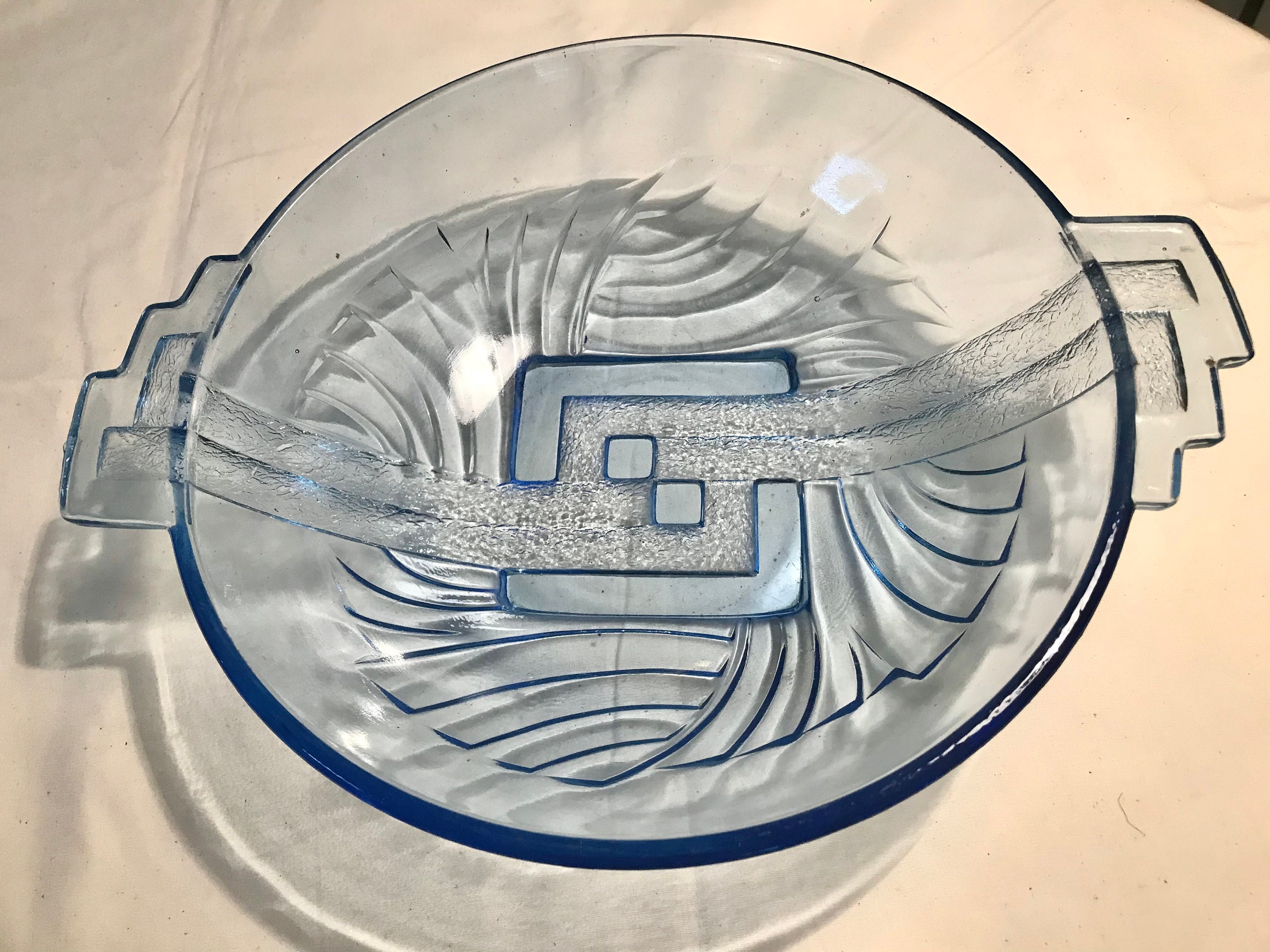 Art Deco Bowl Etsy