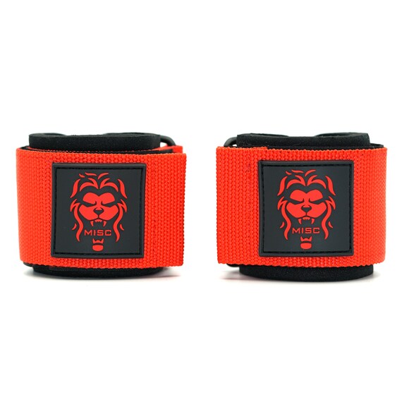 MISC FITNESS Weight Lifting Wrist Wraps Power Training Gym Workout Support Strap MISC FITNESS Weight Lifting Wrist Wraps Power Training Gym Workout Support Strap