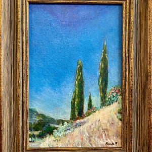 &quot;Sierra Foothills Acrylbild &quot;&quot;Kalifornische Landschaft&quot;&quot;