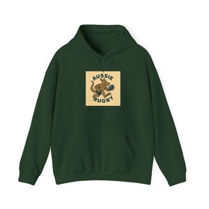 Vintage Australia Rugby Hoodie, Unisex Aussie Fan Sweatshirt, Cozy Gift for Rugby Lovers, Retro Team Apparel, Australia Pride Hoodie
