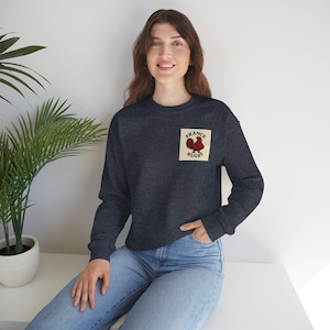 France Rugby Sweatshirt, Unisex Pullover Jumper for Fans, French Team Gift, Athletic Rugby Apparel, Sports Lover Sweater