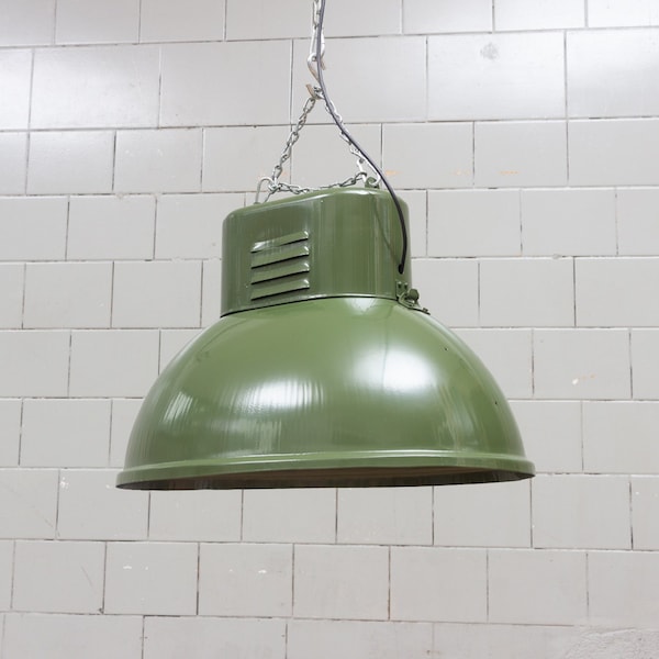 Predom Mesko - Industrial  Hanging lamp - Bakelite, Steel