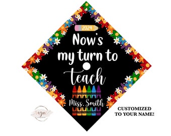 Custom Teacher Graduation Cap Topper