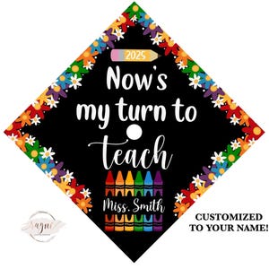 Custom Teacher Graduation Cap Topper