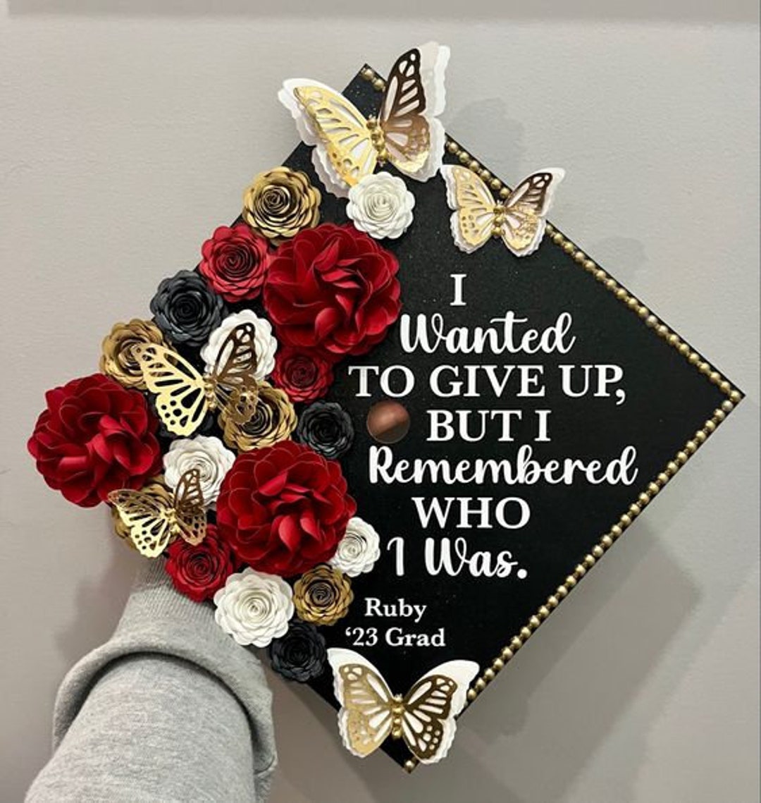 Custom graduation cap etsy