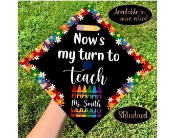 Custom Teacher Graduation Cap Topper