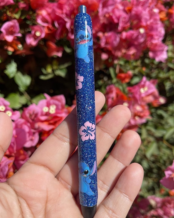 Glitter Gel Pen, Custom Glittered Ink Pen, Colorful Gel Pen, Blue Ink –  GlitterGiftsAndMore
