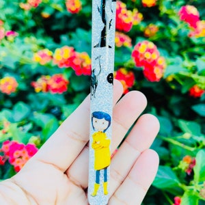 Coraline Glitter Pen | Custom glitter pen