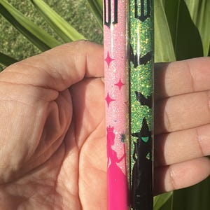 Glitter Gel Pen | Good Witch Bad Witch Inspired, Handmade