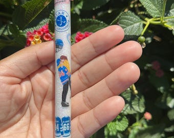 Custom Briar U Hockey Inspired Glitter Gel Pen | Handmade Refillable | Hockey pen