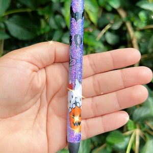 Halloween Kitty Pen | Glitter pen | Halloween pen