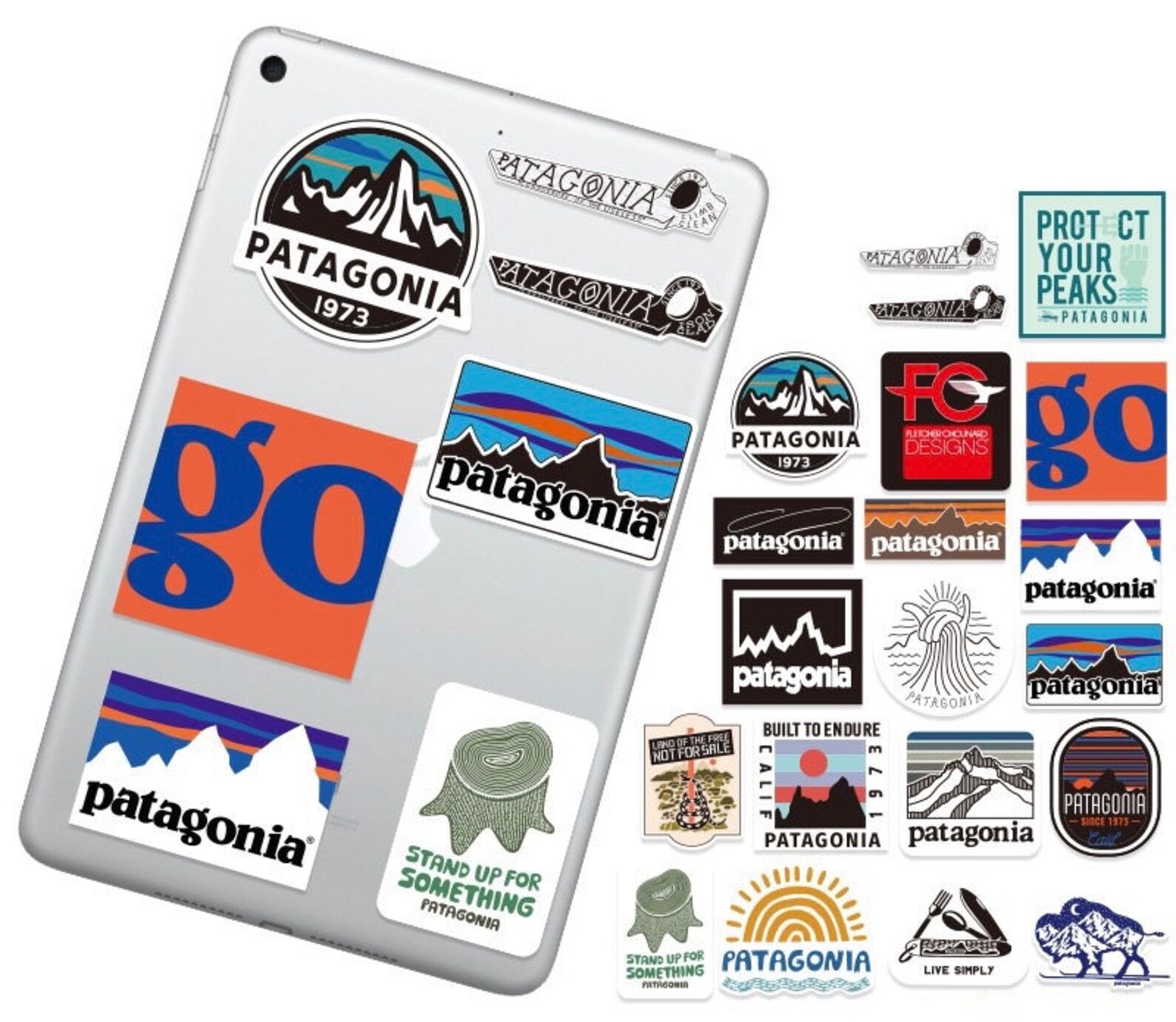 Patagonia Sticker Pack de 40pcs / Laptop Mac Sticker Vintage Etsy