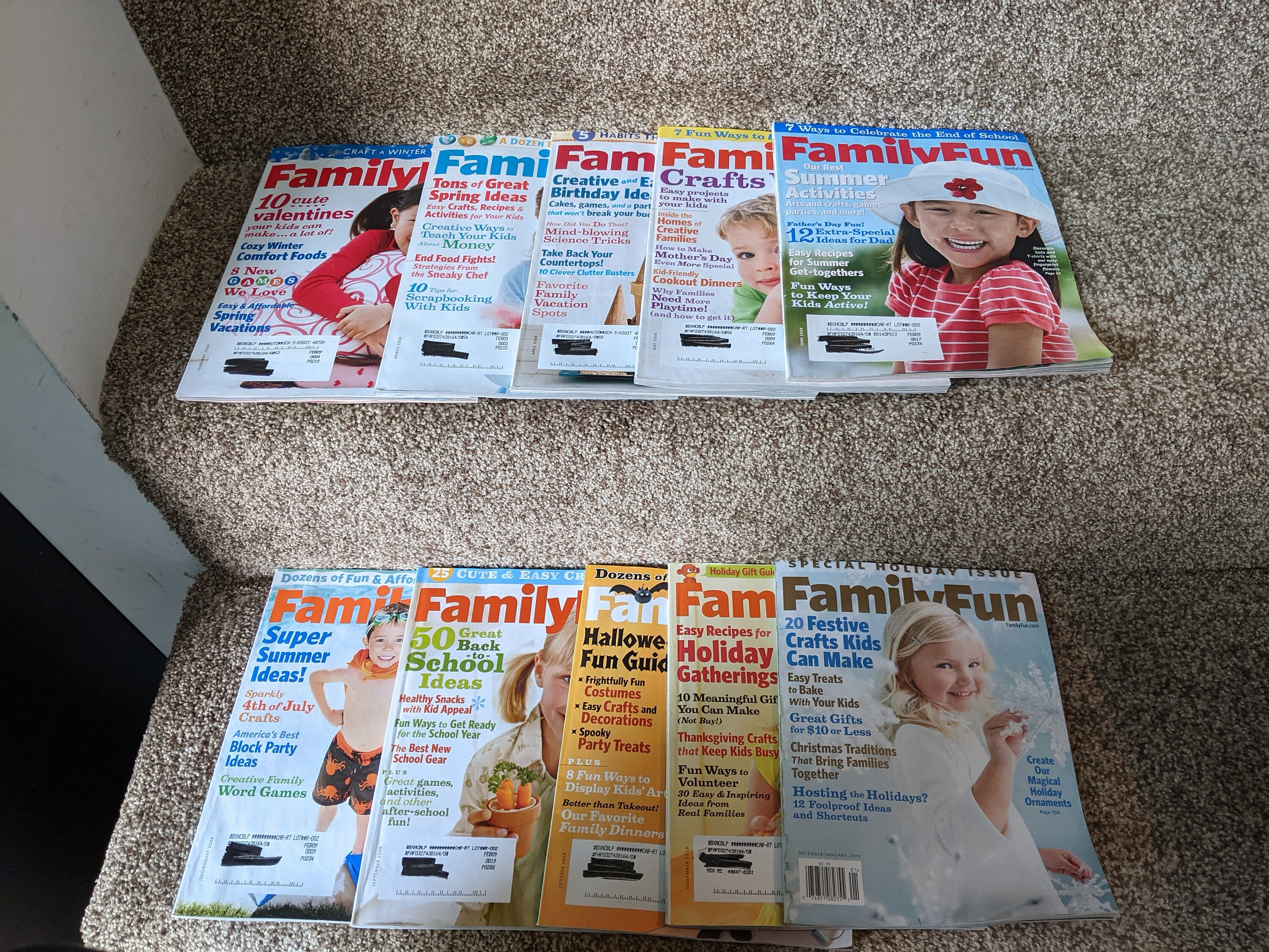 Family Fun Magazines 2008 | Etsy