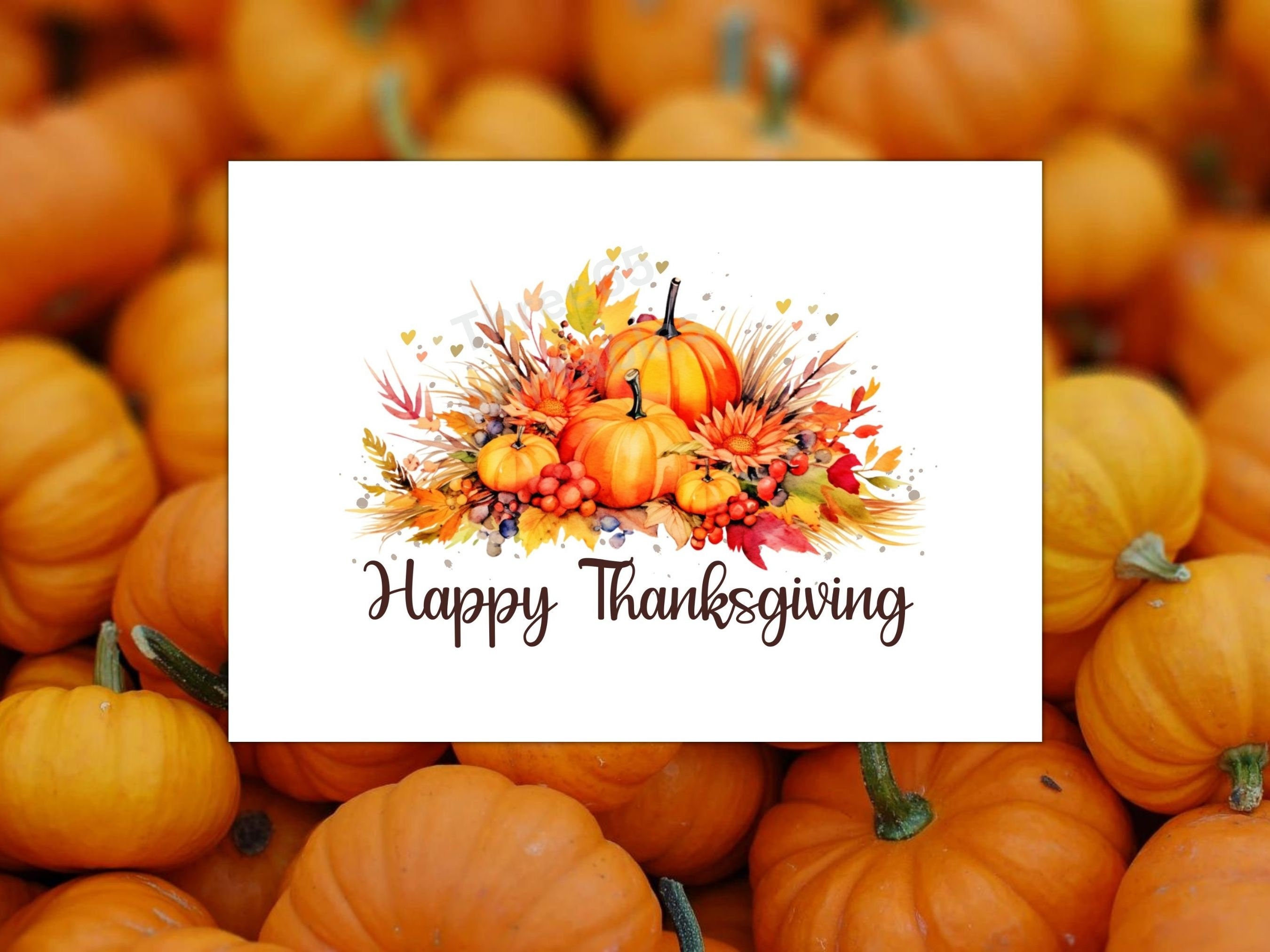Printable Thanksgiving Card 5x7 - Il Fullxfull.5342831756 C9qw 