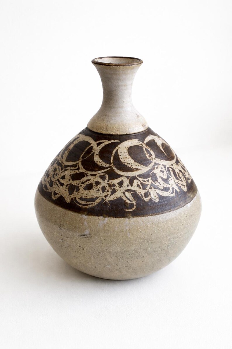 Vintage Studio Pottery Vase - Etsy