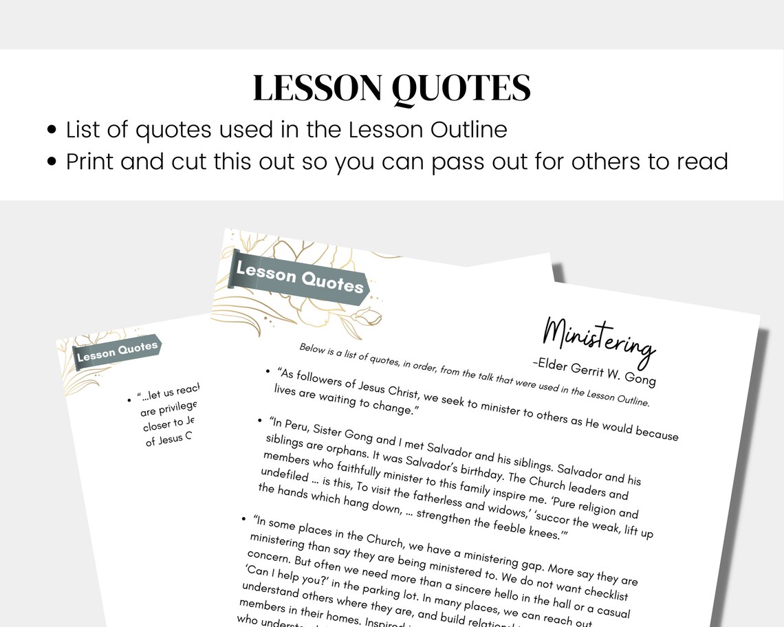 Ministering Elder Gerrit W. Gong LDS General Conference Talk April 2023