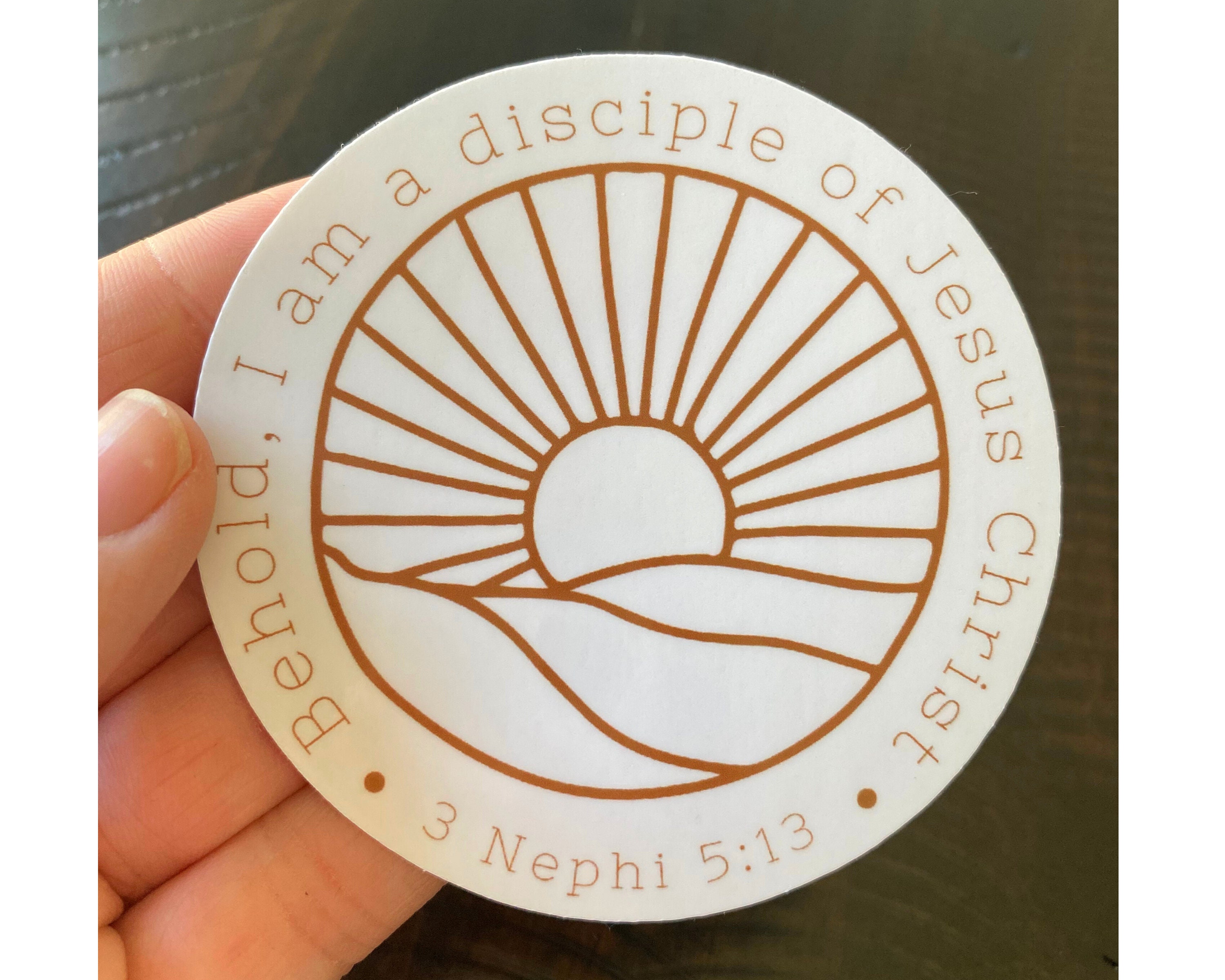 LDS Youth Theme 2024 Stickers I Am a Disciple of Jesus Christ 3 Nephi