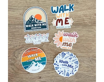 LDS Youth Theme 2026| Walk With Me| LDS Youth Stickers| Baptism Gift| Young Women Stickers| Youth Conference| LDS Girls Camp| Baptism