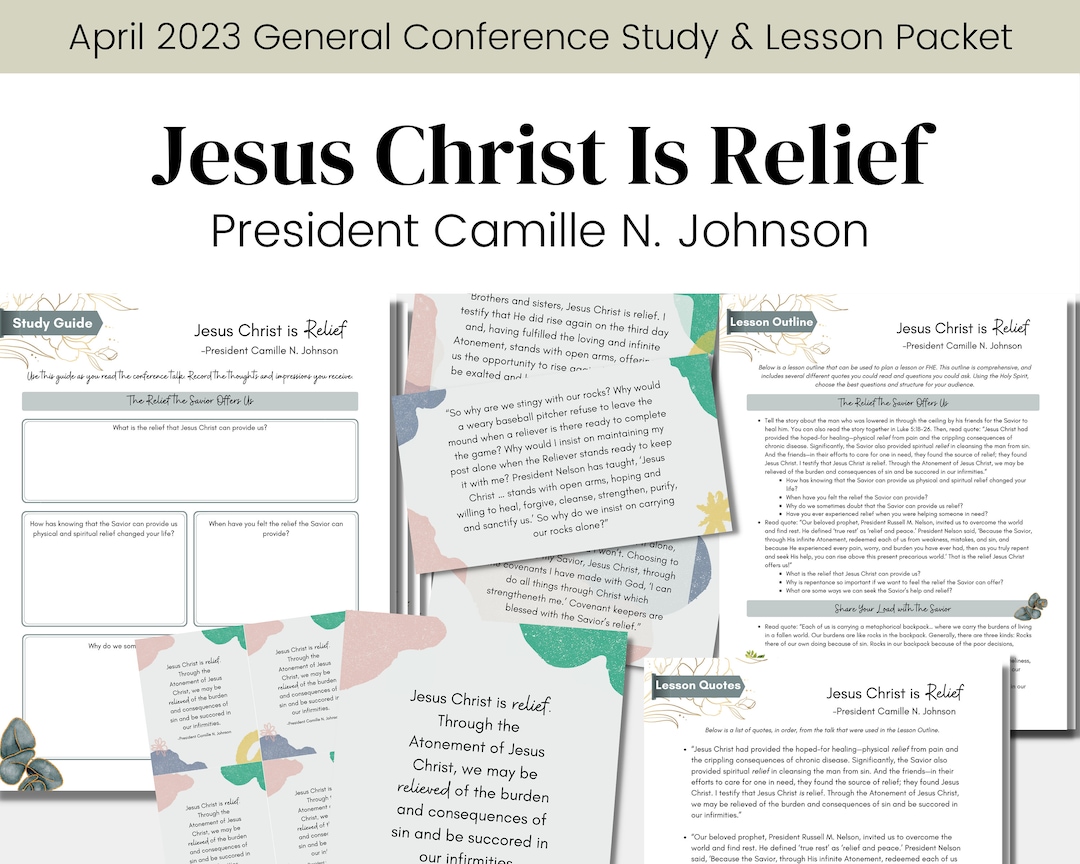 Jesus Christ is Relief President Johnson LDS Conference Talk April 2023