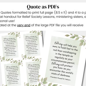 Rejoice in the Gift of Priesthood Keys President Nelson-LDS General Conference April 2024 Relief Society Lesson Outline Digital Download image 7