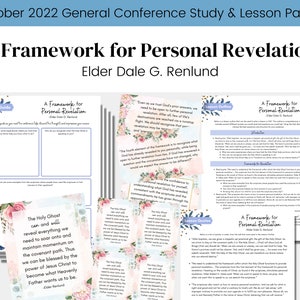Puede incluir: Una guía de estudio y un esquema de lección imprimibles para un discurso de la Conferencia General de Elder Dale G. Renlund titulado "Un marco para la revelación personal". La guía incluye preguntas para la reflexión y el debate, así como citas del discurso.