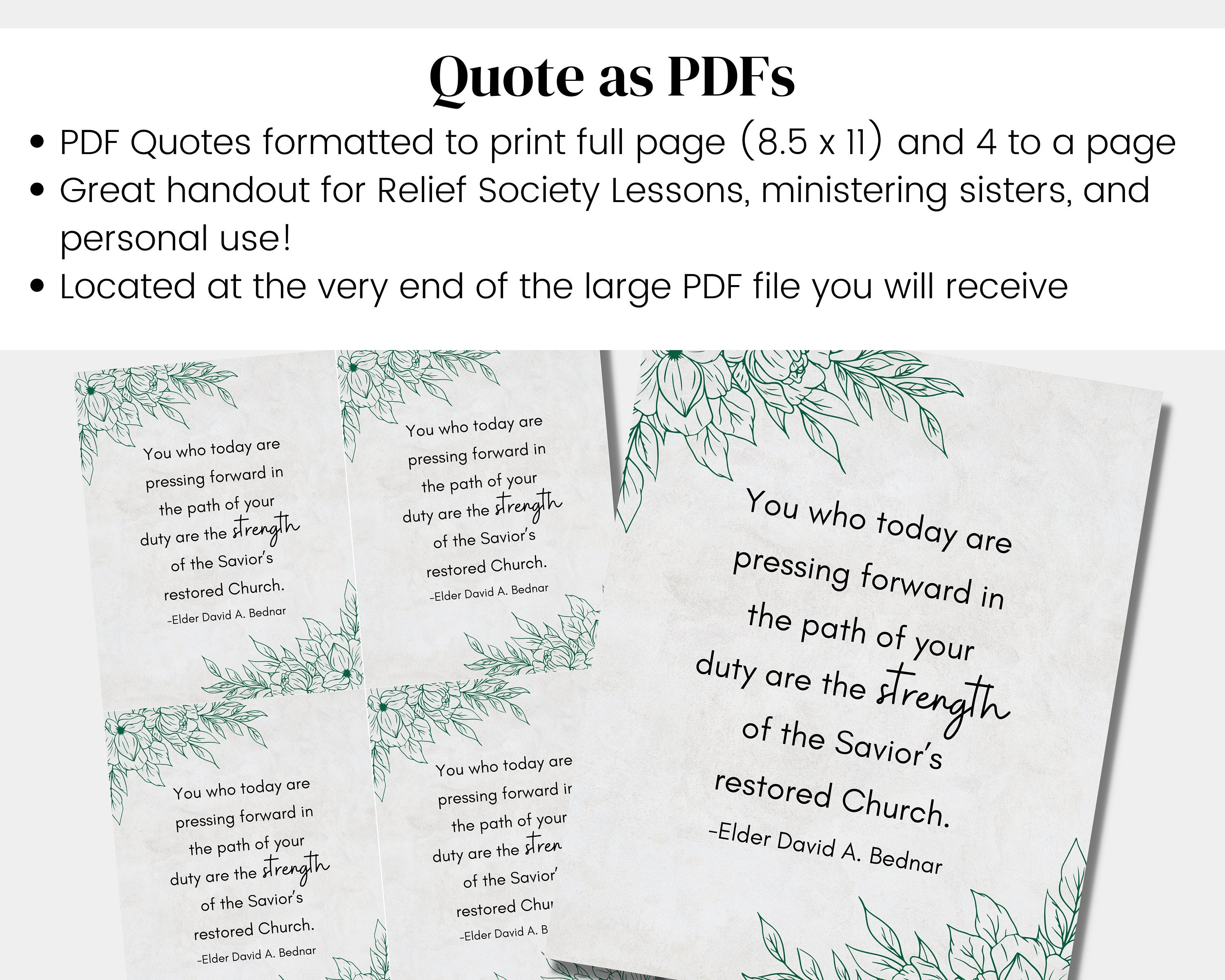 In the Path of Their Duty Elder Bednar General Conference Talk Oct 2023