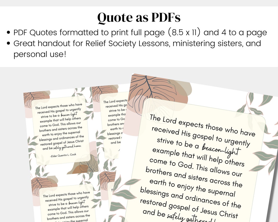 Safely Gathered Home Elder Quentin Cook LDS Conference Talk April 2023