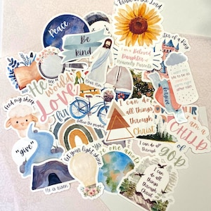 LDS Young Women Stickers - Die Cut LDS Youth Stickers-  Christian Stickers- LDS Baptism Gift- Missionary Gift- Come Follow Me Stickers