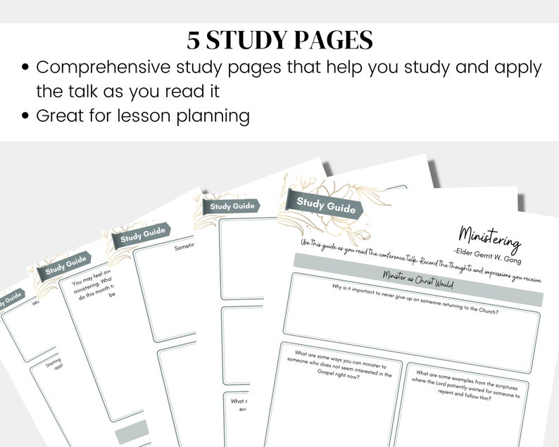 Ministering Elder Gerrit W. Gong LDS General Conference Talk April 2023