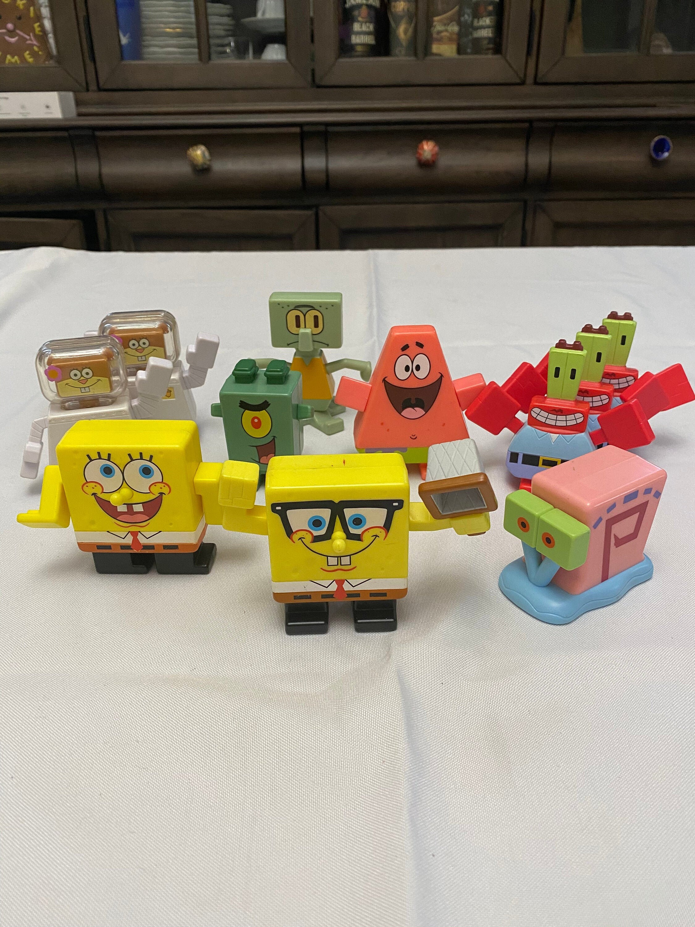 Spongebob Figurine Collectable Toy Set Etsy