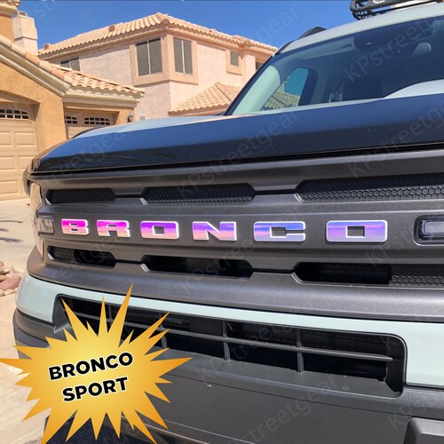 Ford BRONCO Sport REAR Tailgate Vinyl Letters Overlay Decal Etsy