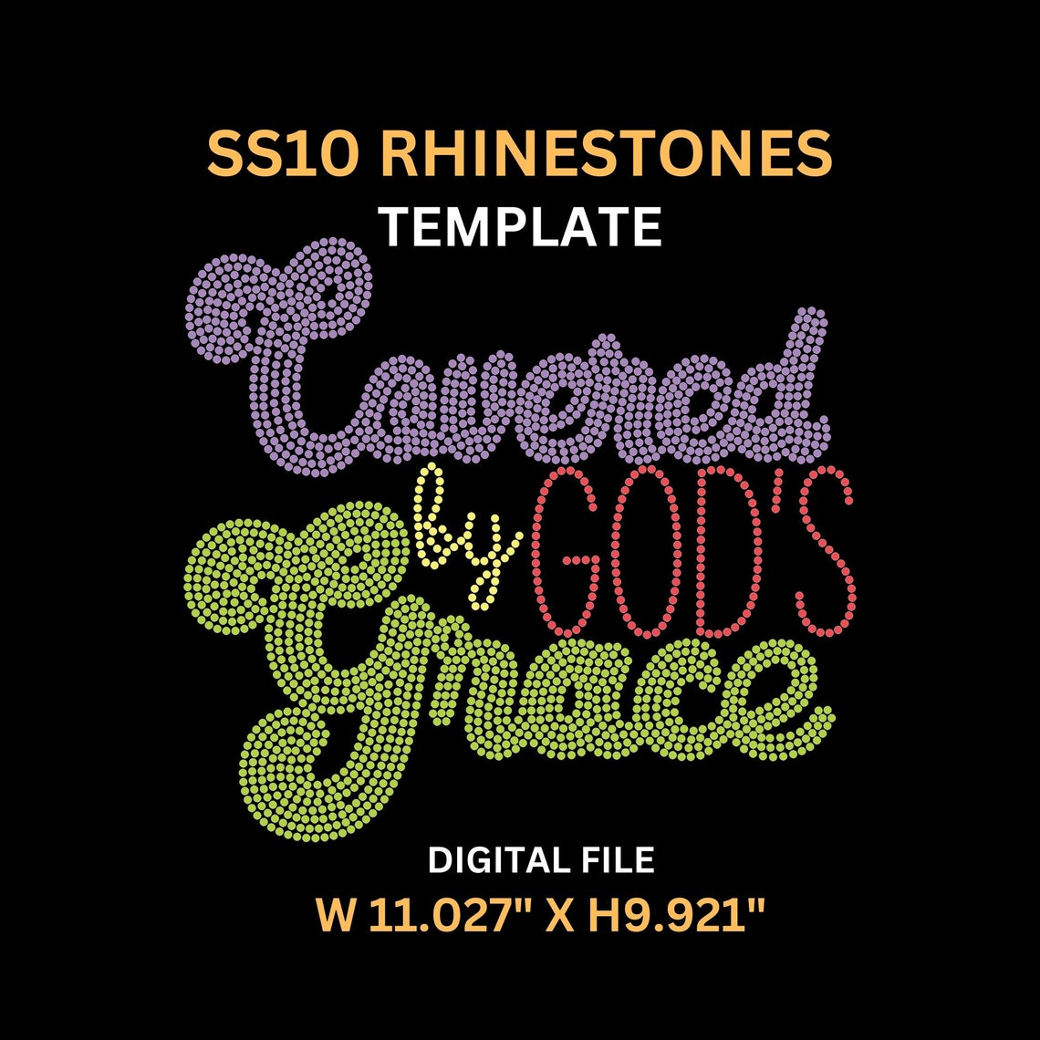 Rhinestones Template | Covered by God's Grace Hotfix Rhinestone File ...