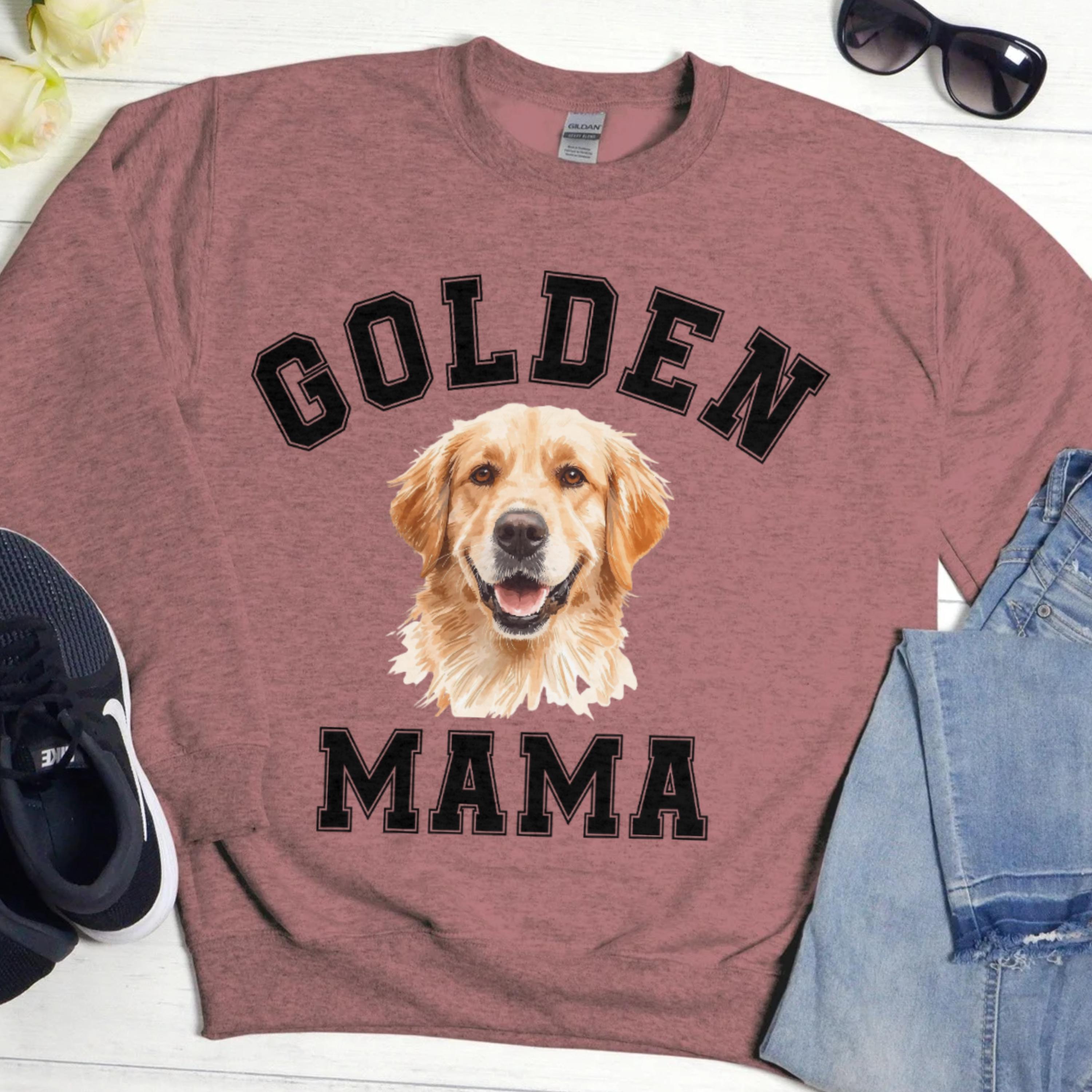 Golden Retriever Shirt PNG Golden Mama Shirt Golden Retriever Mom Shirt ...