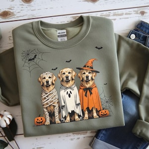 Hondenshirt Halloween, png, shirtontwerp golden retriever