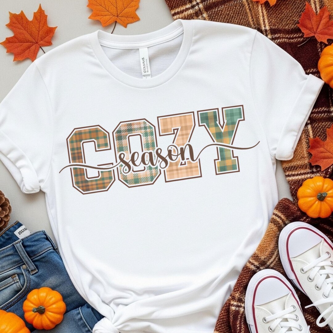 Cozy Season PNG Cozy Season Sweatshirt Design Cozy Fall Design Autumn ...
