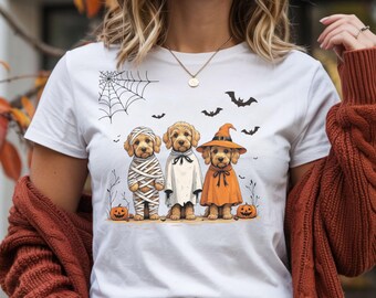Goldendoodle PNG, Halloween Dog Shirt Design