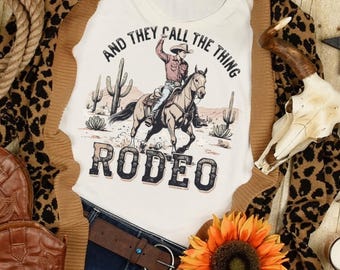 Vintage Rodeo PNG Western Graphic Country Music Shirt Design Cowboy Shirt Rodeo Shirt Sublimation PNG Western Clipart Digital Download
