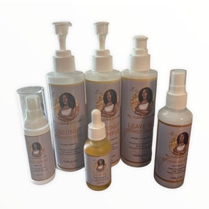 Productos para el cabello de nuez de coco