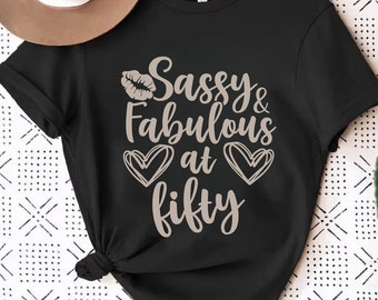50th birthday Shirt, 50th birthday gift women,  Fifty Birthday, birthday gifts, Birthday Party