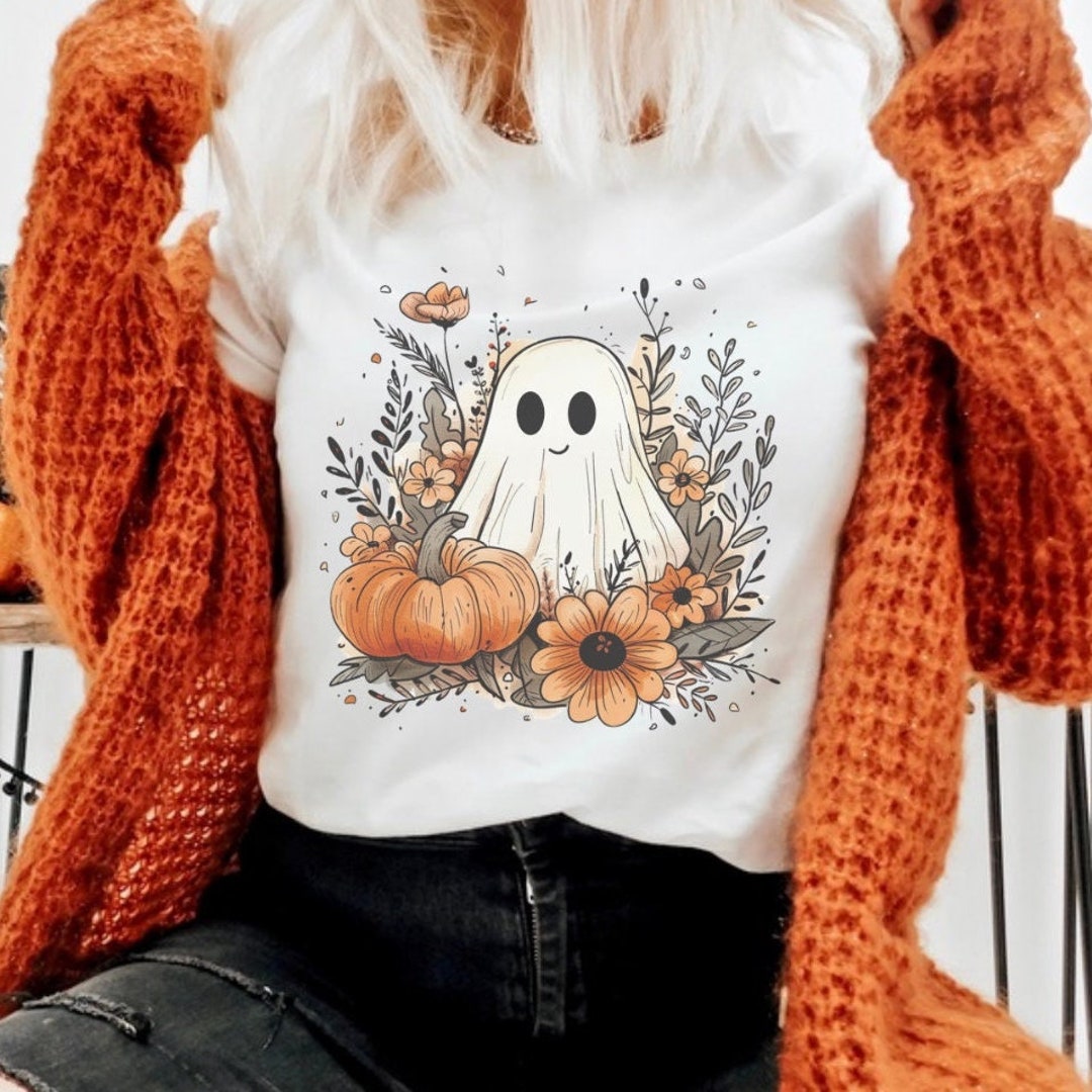 Light Brown Fall Ghost| Adult Tee