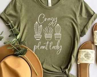 Crazy Plant lady Shirt, Plant Shirt, Plant Lady Shirt, Plant Mom tshirt, Plant Lover Shirt, Plant Hoodie, Plant Sweatshirt, Gardening Shirt