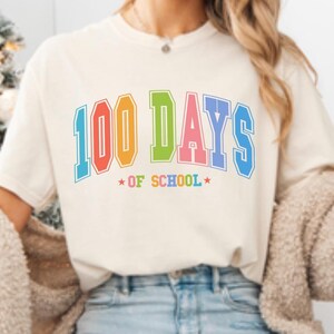 100th day of school shirt, 100 days of school, Teacher Shirt, Back to school, Gift for teacher, 100 days celebration, Happy 100 days