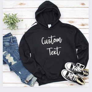 Custom Hoodie, Personalized Hoodie, Custom Logo Hoodies, Your text, Personalized Your Logo, Unisex Hoody