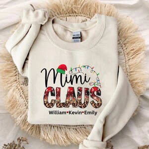 Custom Mimi Sweathirt, Custom Mimi Sweatshirts, Gift for Mimi, Gift for Nana, Grandma sweatshirt, Grandkids Sweater, Personalized gift Gigi